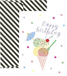 Geschenkkarte 10,5x14,8cm Gelato ws