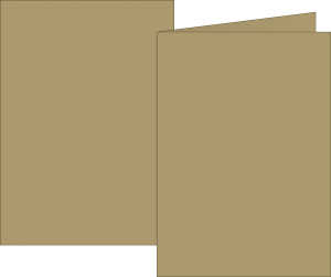 Klappkarte A6 160g sand 10 Karten