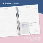 Schülerkalender Style A5 PP 2S/1W M 4061947140057