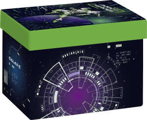 Geschenkbox 12x16,5x12cm Robot d.bl