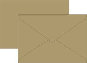 Briefumschlag B6 80g sand 10St