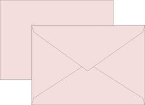 Briefumschlag C6 80g rosé 10St