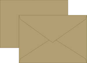 Briefumschlag C6 80g sand 10St