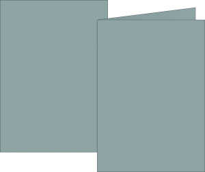 Klappkarte B6 200g petrol 10Karten