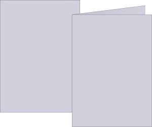 Klappkarte B6 200g lilac 10Karten