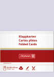 Klappkarte B6 200g lilac 10Karten