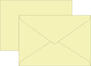 Briefumschlag B6 80g hellgelb 10St