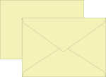 Briefumschlag B6 80g hellgelb 10St