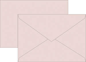 Briefumschlag B6 80g rosé 10St