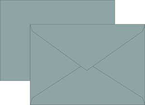 Briefumschlag B6 80g petrol 10St