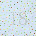 Serviette 33x33cm Haouli bl.h 20St