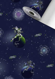 Geschenkpapier 0,3x250m Robot d.bl