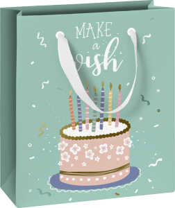 Geschenktasche 18x8x21cm Cake tk