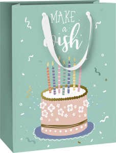 Geschenktasche 23x13x30cm Cake tk