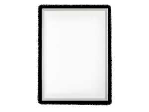 Klapprahmen Aluminium A1 silber eloxiert, Klapptechnik