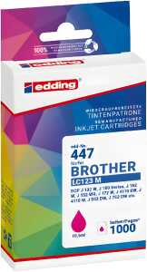 Tintenpatrone EDD-447 ersetzt Brother LC123M