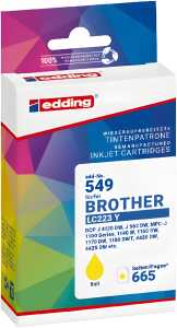 Tintenpatrone EDD-549 ersetzt Brother LC223Y
