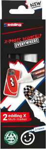 Edding Multimarker 6900 2-10 mm 2er-Set schwarz + weiß