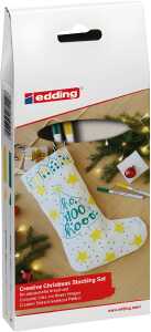 Edding Textilstift 4600 1 mm Nikolausset grün+gelb