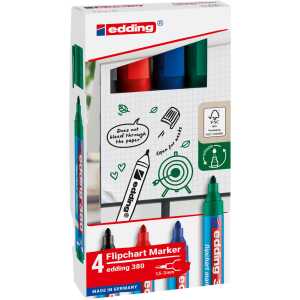 Edding Flipchartmarker 380 1,5-3 mm 4er-Set