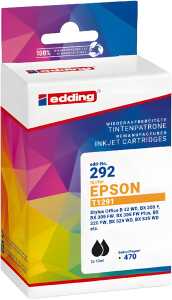 Tintenpatrone EDD-292 ersetzt Epson T1291 Doppelpack