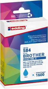Tintenpatrone EDD-584 ersetzt Brother LC3219XLC