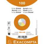 Karteikarte A6 Liniert 100St/Pkg st