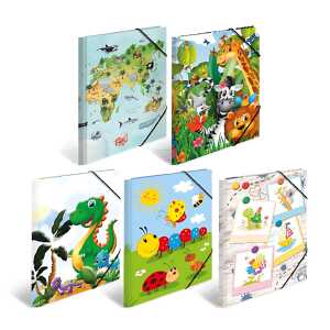 Herma Sammelmappe Eckspanner Karton A4 Kindergarten 10er-Sortierung