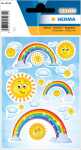 Herma Sticker MAGIC Rainbow Glitterfolie 1 Bl
