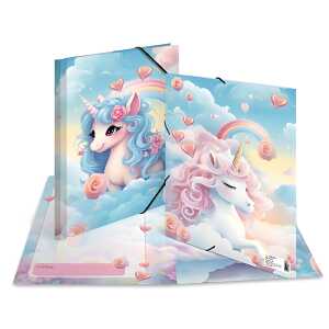 Herma Sammelmappe Eckspanner Karton A4 Happy Unicorns