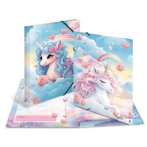 Herma Sammelmappe Eckspanner Karton A3 Happy Unicorns
