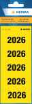 HERMA Jahresschild 60 x 26 mm (B x H) 2026 gelb 100...