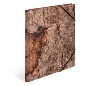 Herma Sammelmappe Eckspanner Karton A4 Wood