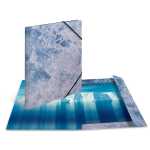 Herma Sammelmappe Eckspanner Karton A3 Ice