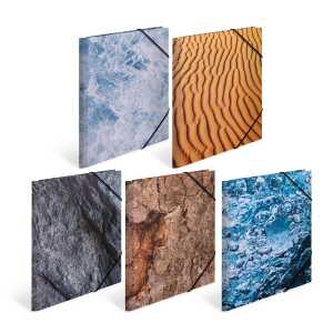 Herma Sammelmappe Eckspanner Karton A3 Nature 10er-Sortierung