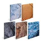 Herma Sammelmappe Eckspanner Karton A3 Nature 10er-Sortierung