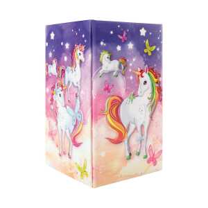 Herma Stifteköcher aus stabilem Karton B/T/H 8 x 8 x 13 cm Einhorn
