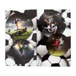 Herma Stifteköcher aus stabilem Karton B/T/H 8 x 8 x 13 cm Fussball