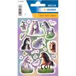 Herma Sticker DECOR Tiere Pferdewelt 3 Bl