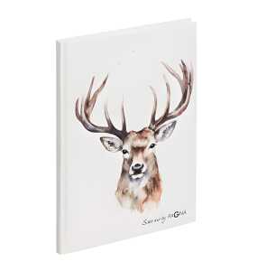 Notizbuch A5 Hirsch 128S dotted lines