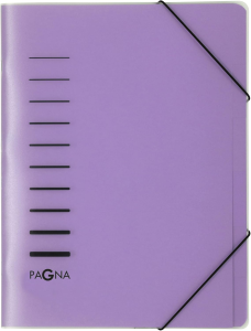 Ordnungsmappe 6 Fächer aubergine