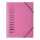 Ordnungsmappe 6 Fächer dunkelrosa