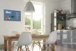 SIGEL B1207 Glas-Magnettafel Be!Board - 60 x 40 x 0,90 cm - blau