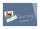 SIGEL B1207 Glas-Magnettafel Be!Board - 60 x 40 x 0,90 cm - blau