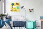 SIGEL B1108 Glas-Magnettafel Be!Board - 45 x 45 x 0,90 cm - sonnengelb