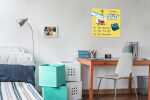 SIGEL B1108 Glas-Magnettafel Be!Board - 45 x 45 x 0,90 cm - sonnengelb