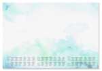 Papier-Schreibunterlage - Aquarell grün/blau - ca....