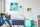 SIGEL B1103 Glas-Magnettafel Be!Board - 45 x 45 x 0,90 cm - blau