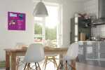 SIGEL B1104 Glas-Magnettafel Be!Board - 45 x 45 x 0,90 cm - beere