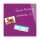SIGEL B1104 Glas-Magnettafel Be!Board - 45 x 45 x 0,90 cm - beere